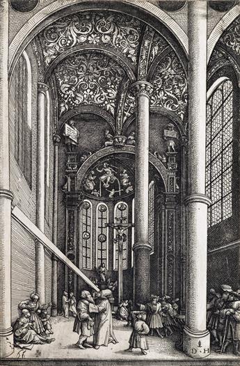 DANIEL and HIERONYMUS HOPFER Collection of approximately 25 etchings and engravings